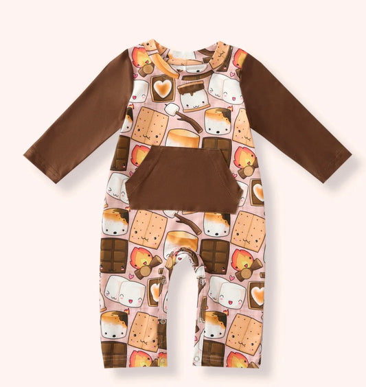 S'mores Galore Boy Romper