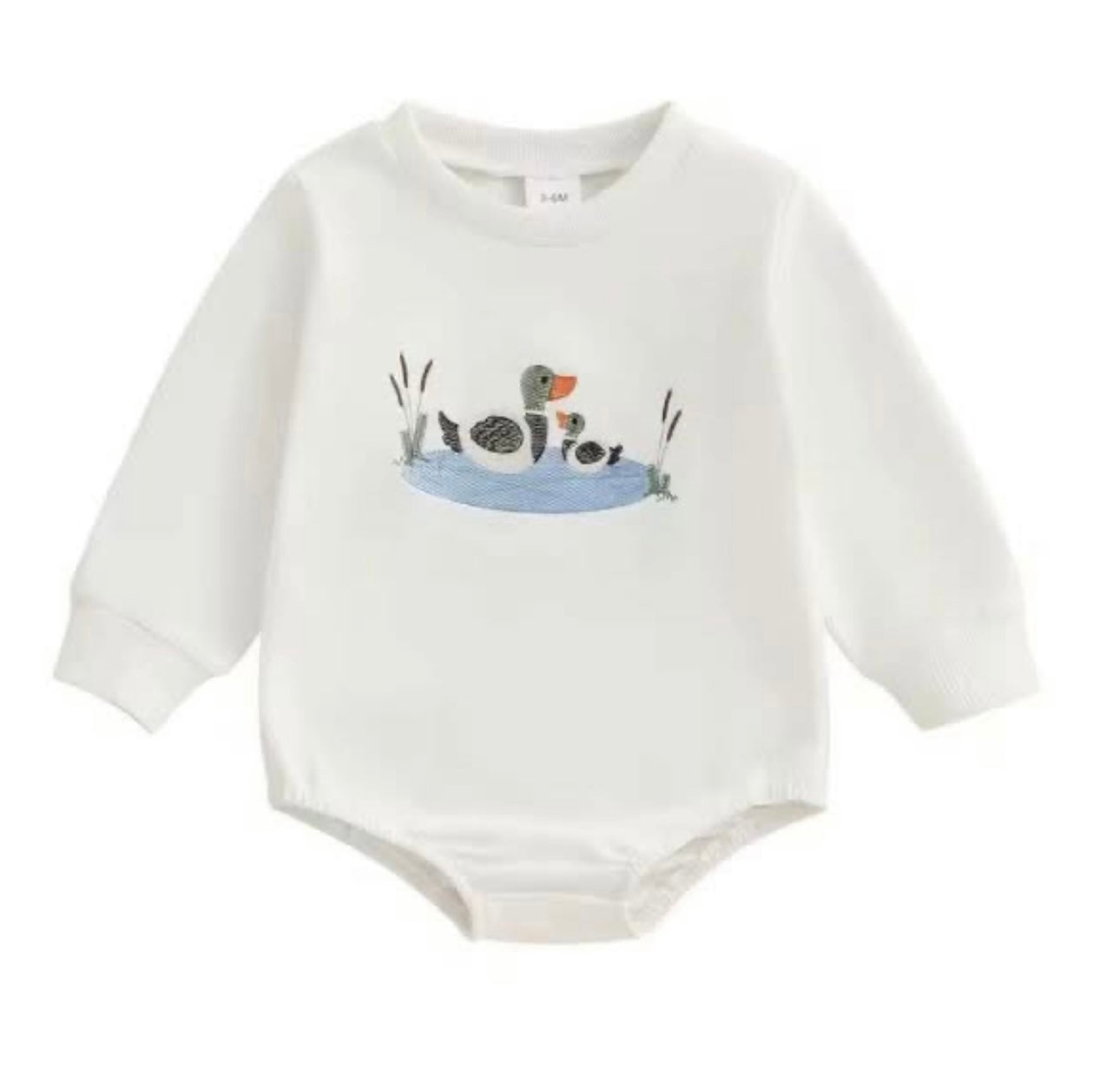 Duck Embroidered Bubble