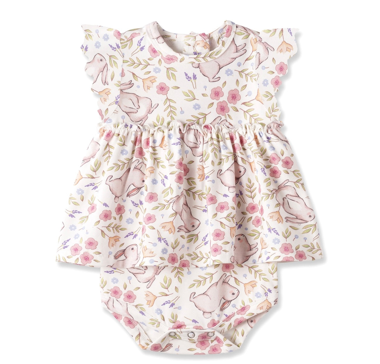 Bunny Bloom’s Bamboo Skirted Bodysuit
