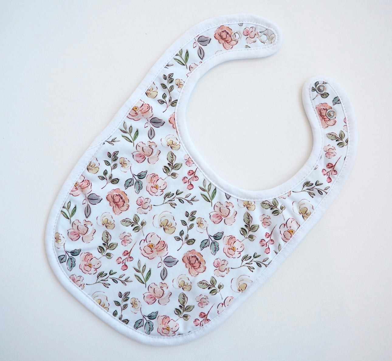 Blushing Garden Baby Bib