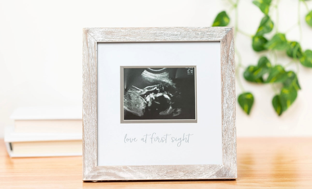 Rustic Sonogram Photo Frame