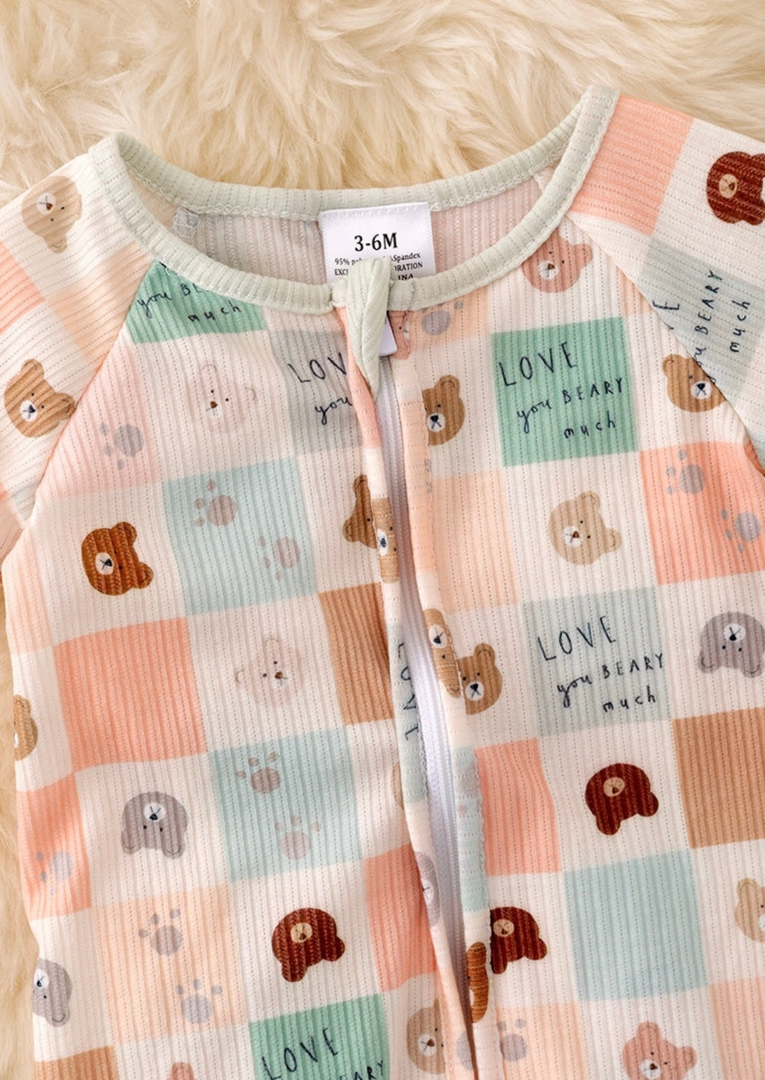“Love you Bears Much” Baby Romper