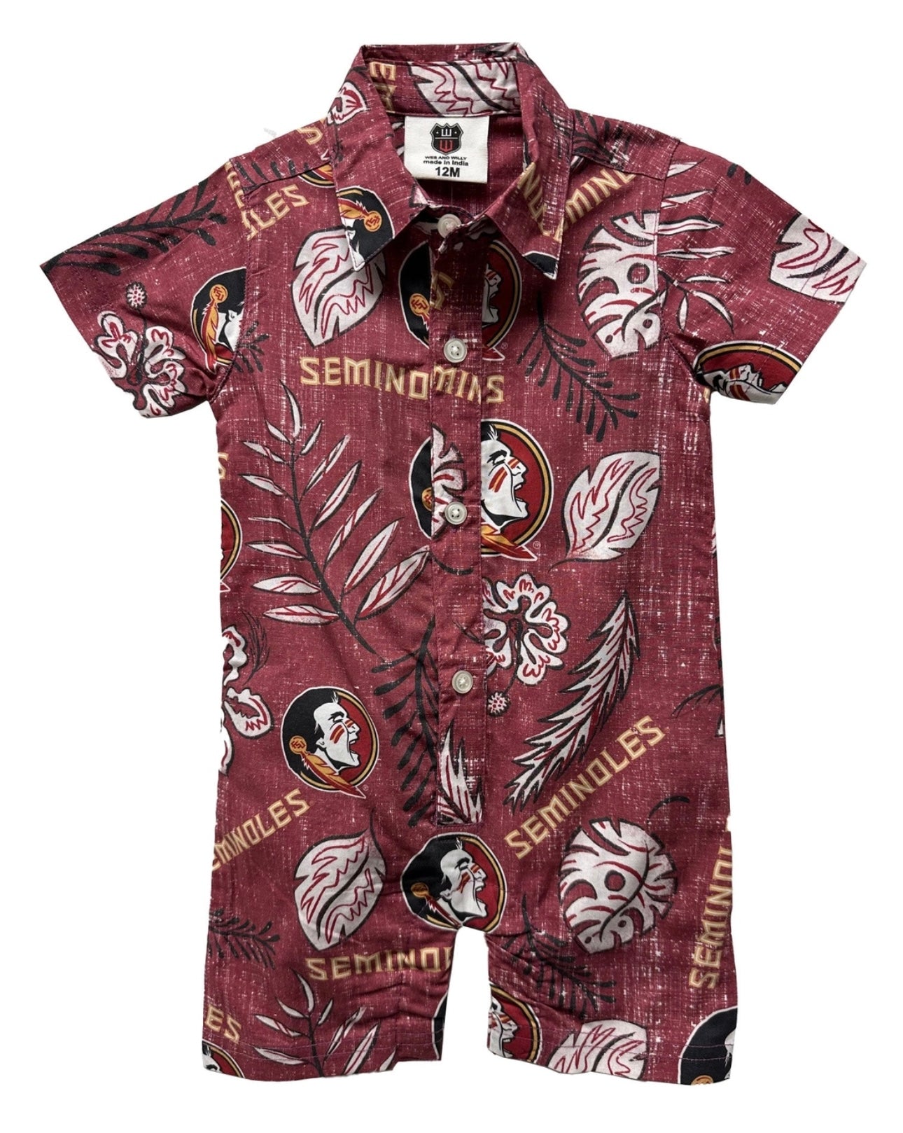 Florida State Seminoles Floral Romper