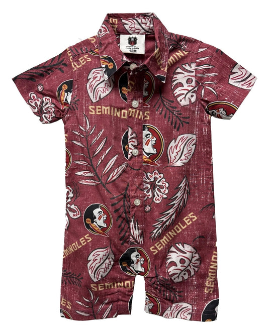 Florida State Seminoles Floral Romper