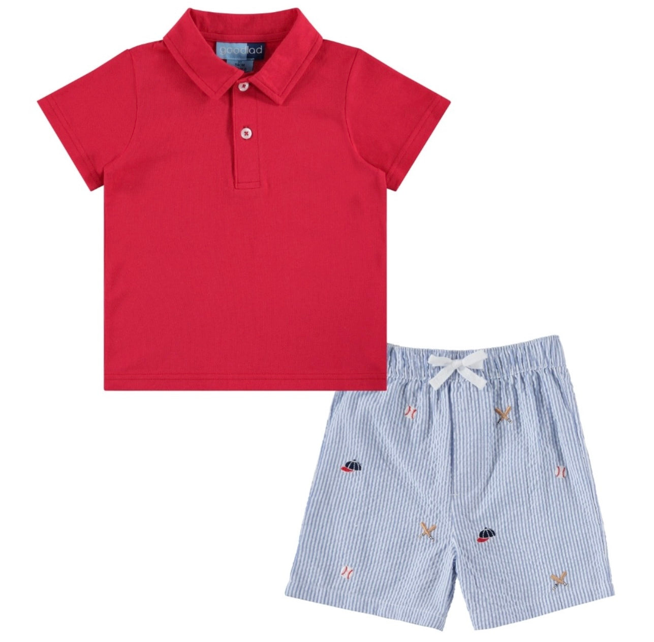 Boys Baseball Short Set