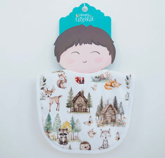 Woodsy Woodland Baby Bib