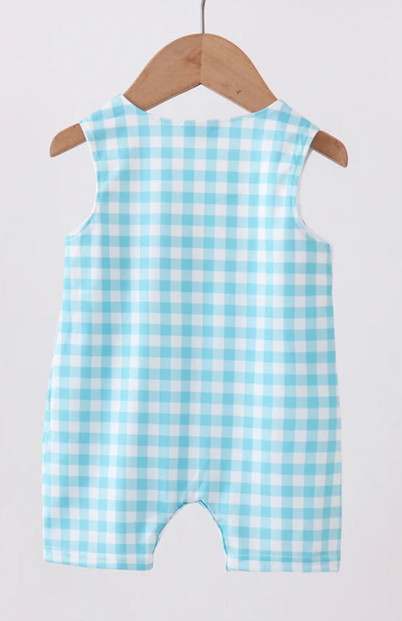 Blue Mommy’s Boy Gingham JonJon