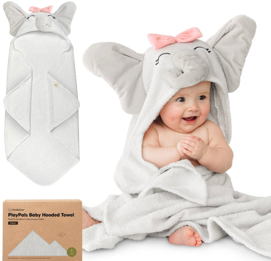 PayPal’s Hooded Baby Bath Towels - Elephant