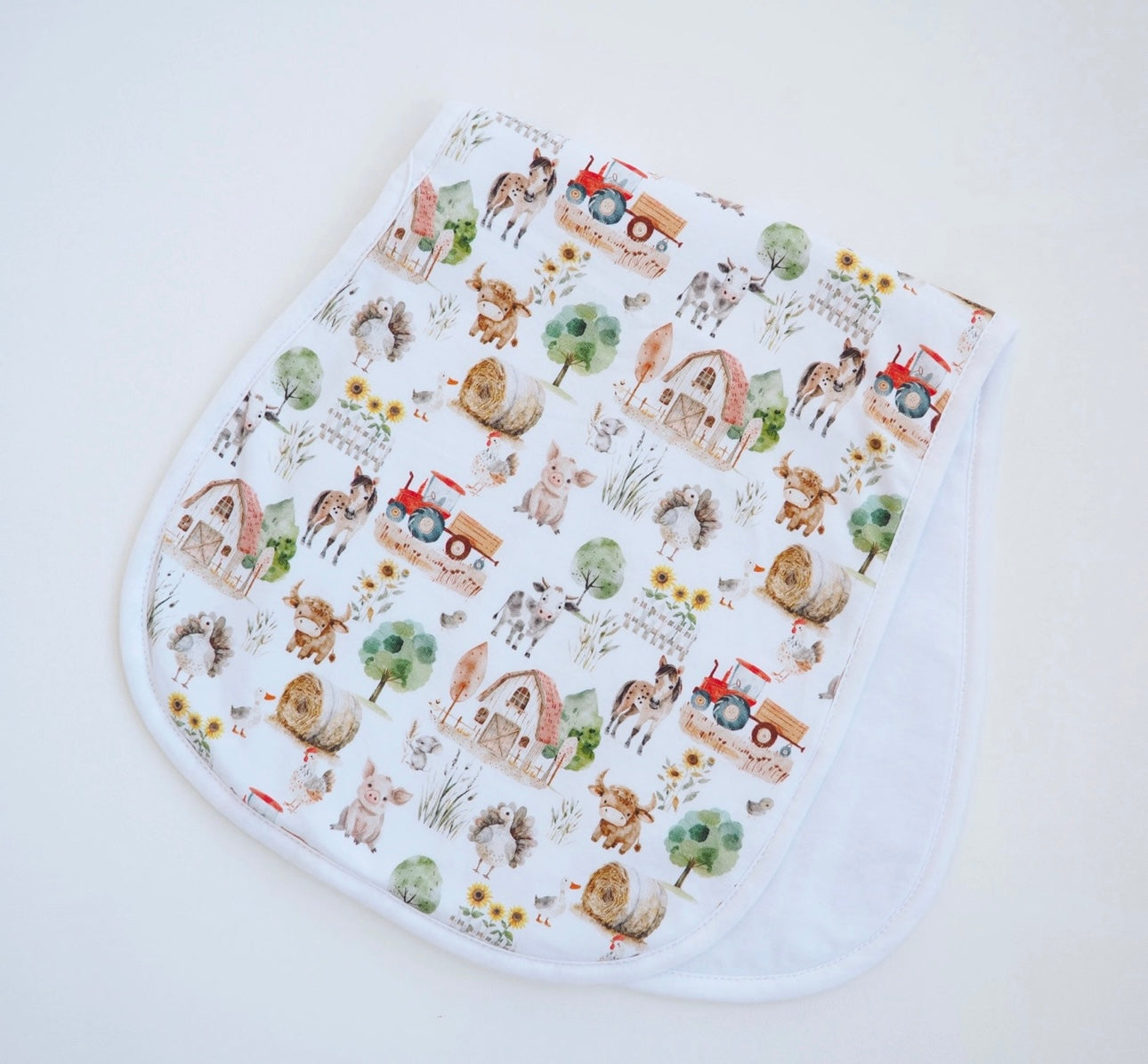 Farm Life Burp Cloth