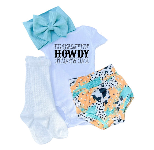 Howdy Western Bummies Set