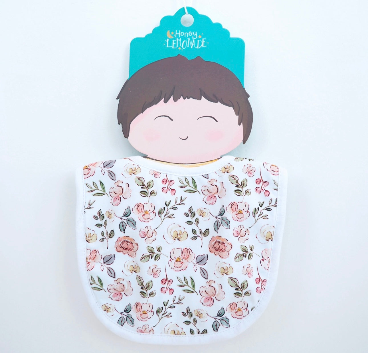 Blushing Garden Baby Bib