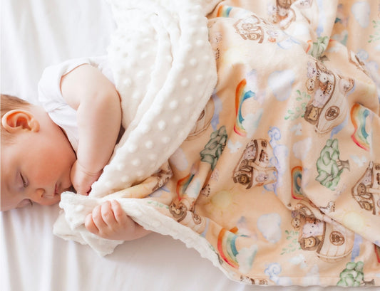 Noah’s Ark Minky Blanket