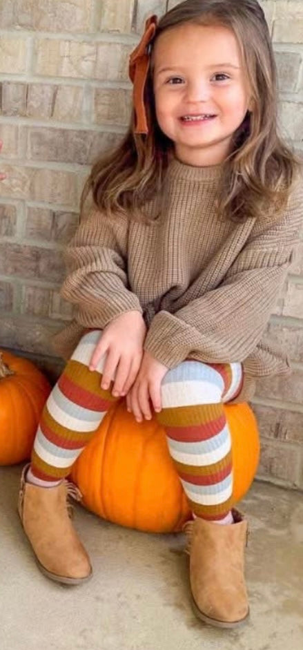 Fall Striped Leggings
