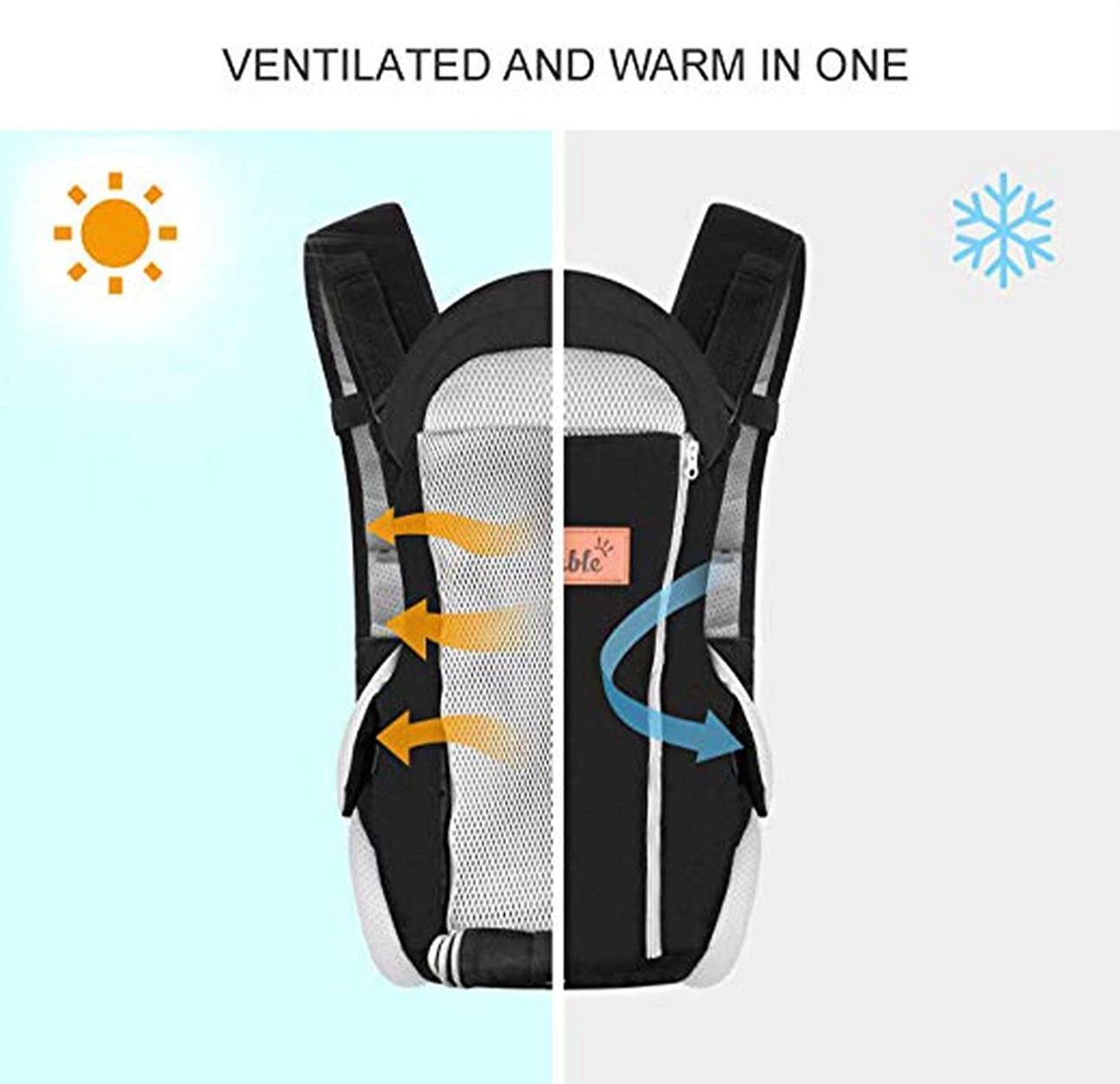 Baby Carrier Newborn to Toddler (8-20lbs)