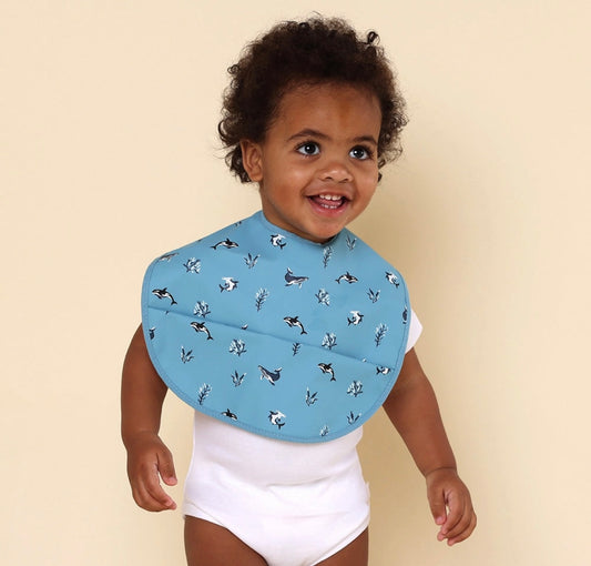 Blue Ocean Snuggle Bib