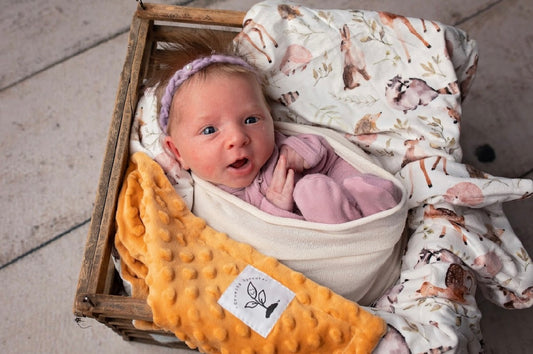 Forest Friends Minky Blanket