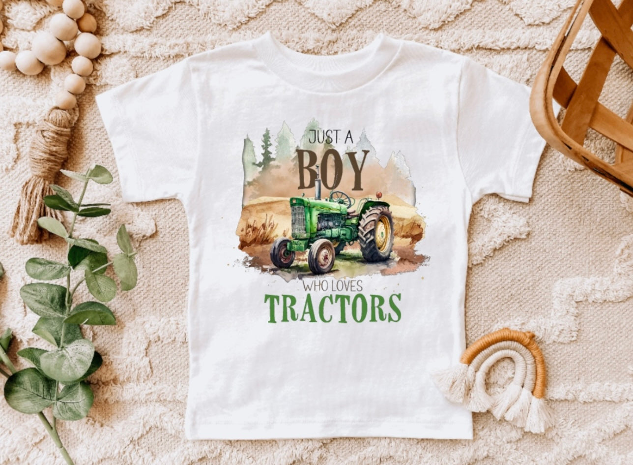 Just a Boy Who Loves Tractors