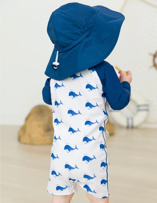 Ruggedbutts Whale Friends Long Sleeve Rash Guard