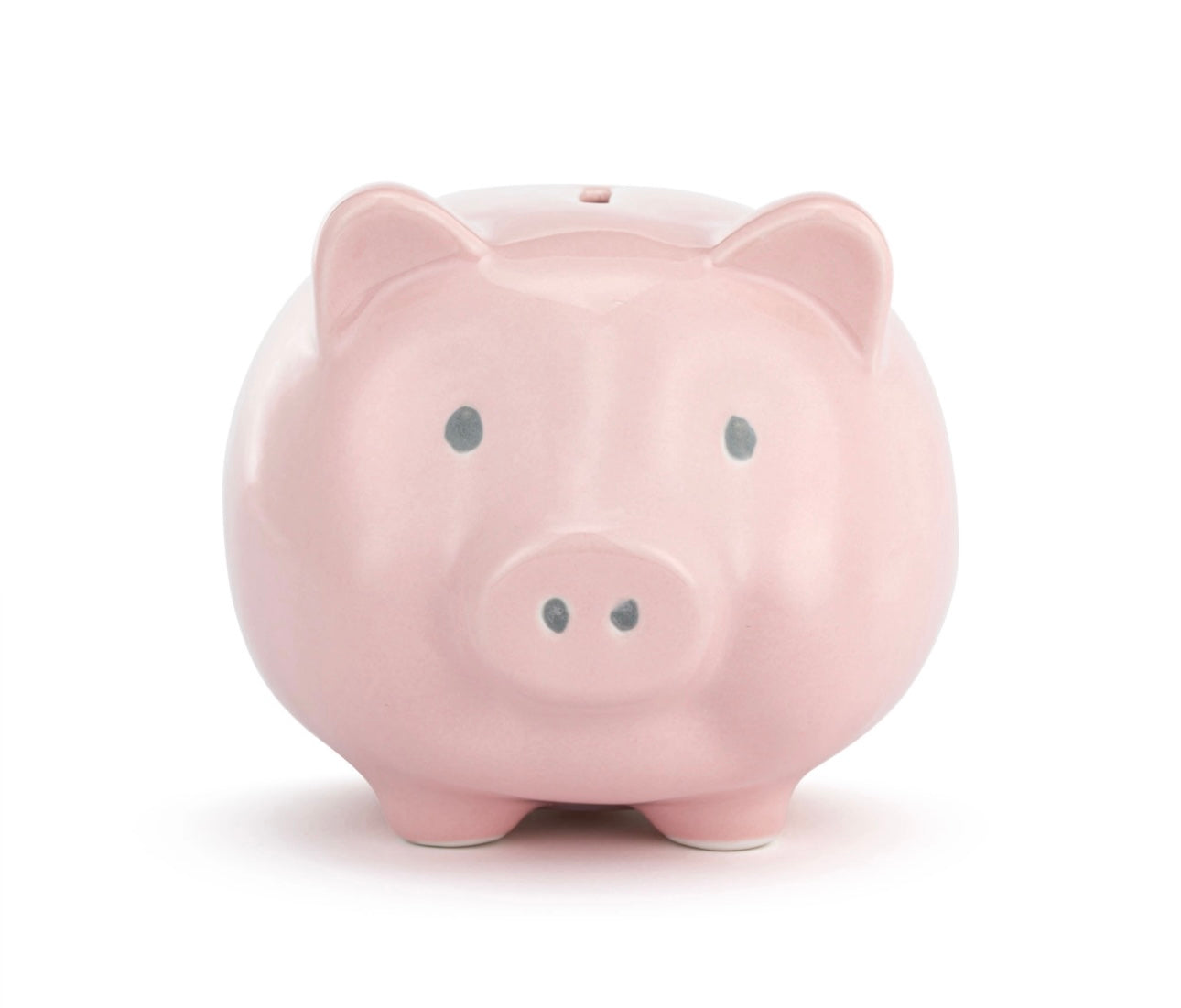 Pink Ceramic Classic Piggy Bank