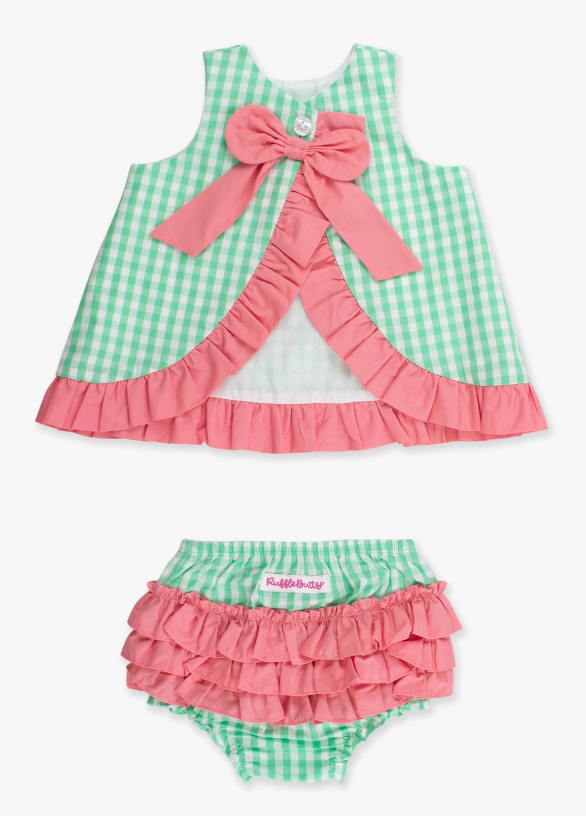 Spring Bud Ruffle Swing Top & Bloomer Set