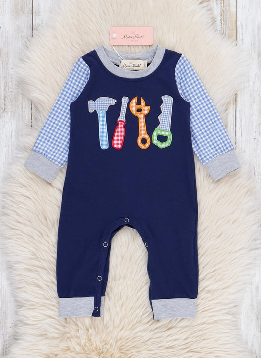 Tool Embroidered Romper