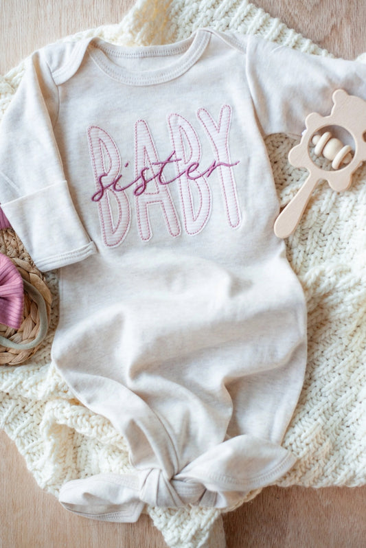 Baby Sister Knot Gown