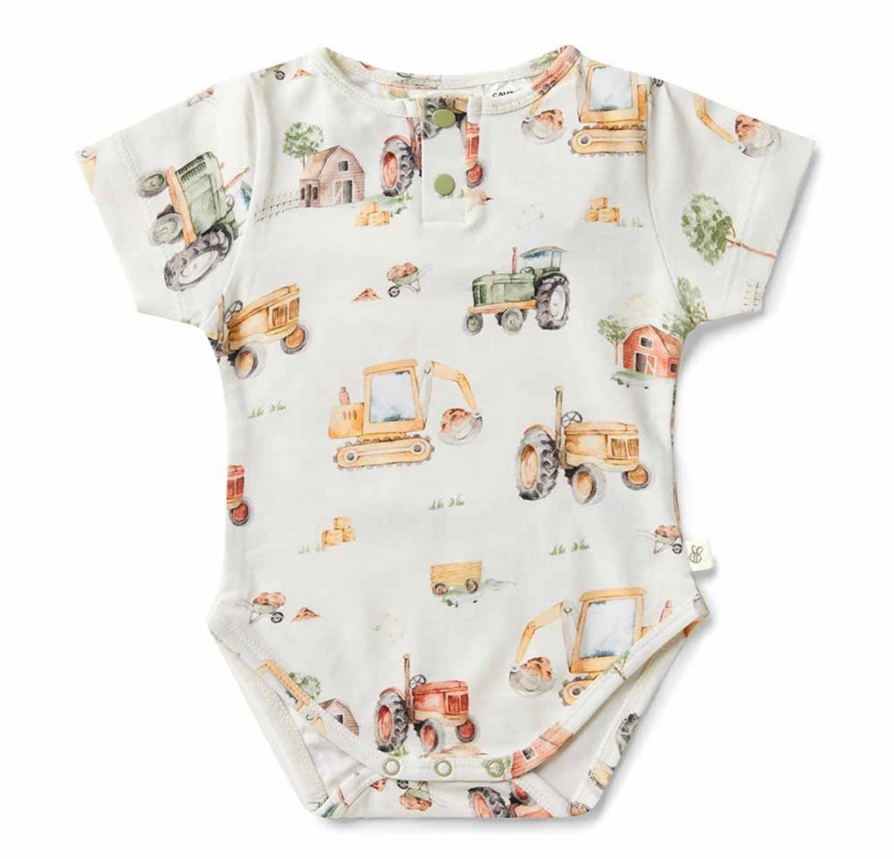 Diggers & Tractors Short Sleeve Bodysuit
