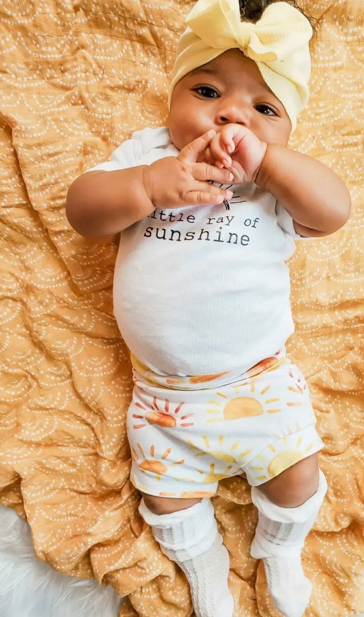 Little Ray of Sunshine Bummies Set