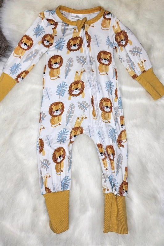 Lion Bamboo Onesie