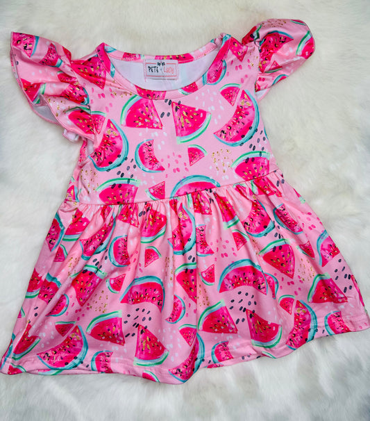 Watermelon Splash Dress