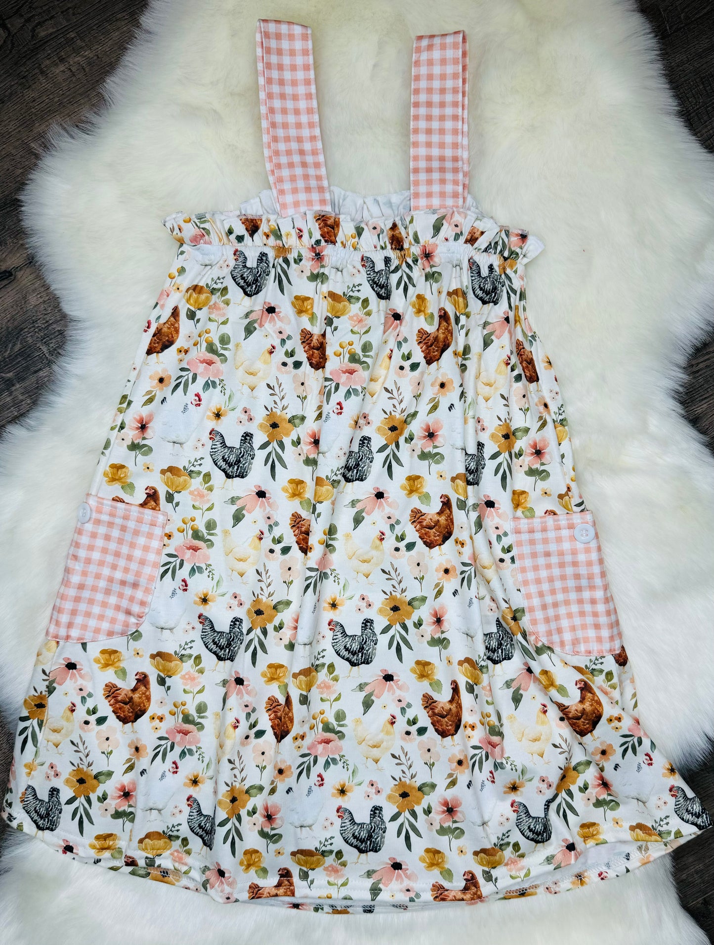 Chicken Floral Print Dress