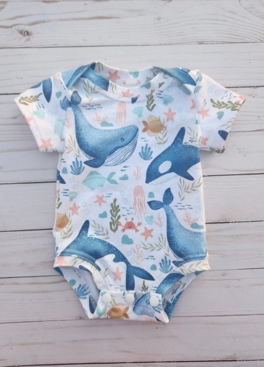 Blue Whales Onesie