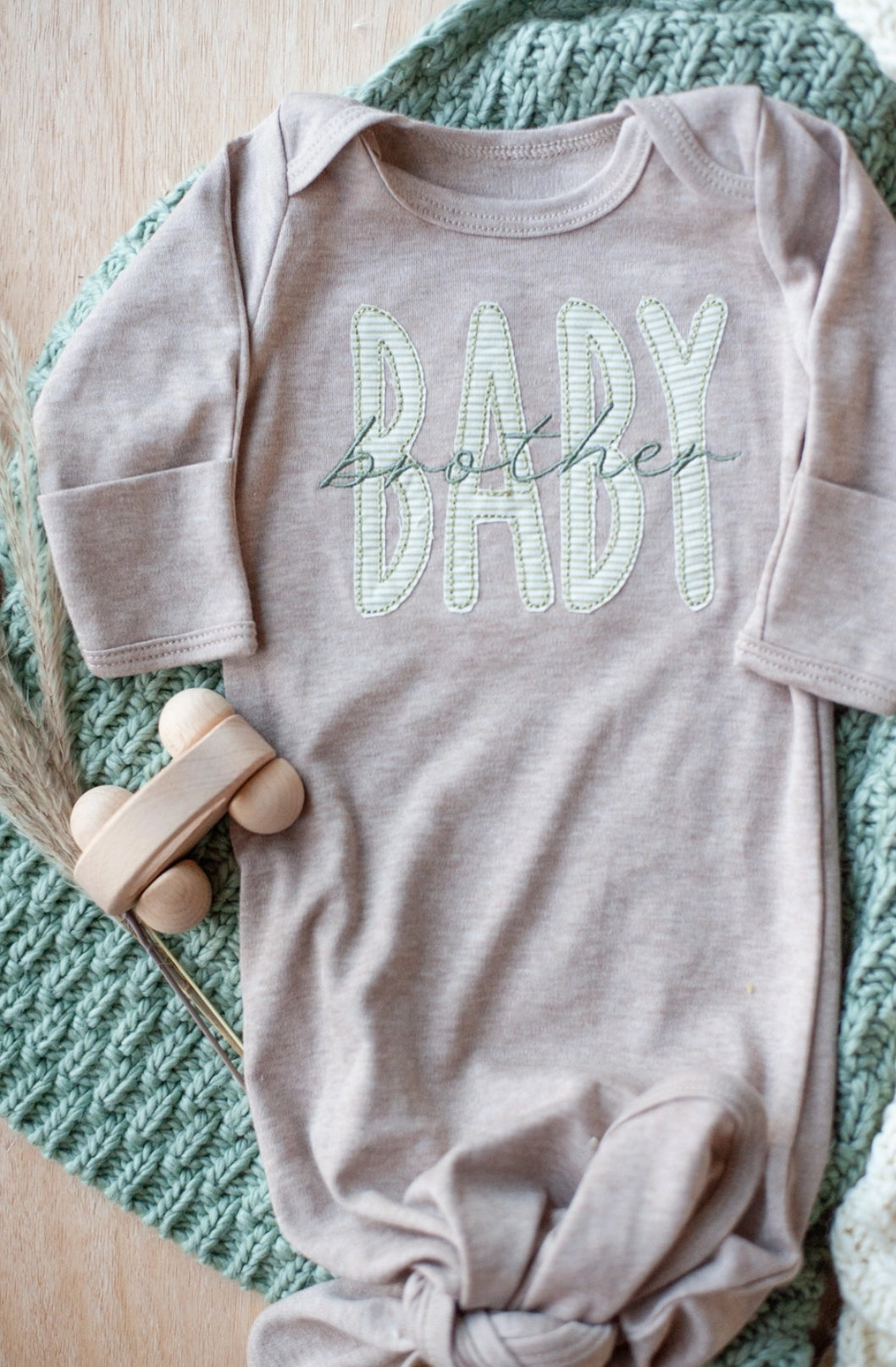 Baby Brother Knot Gown