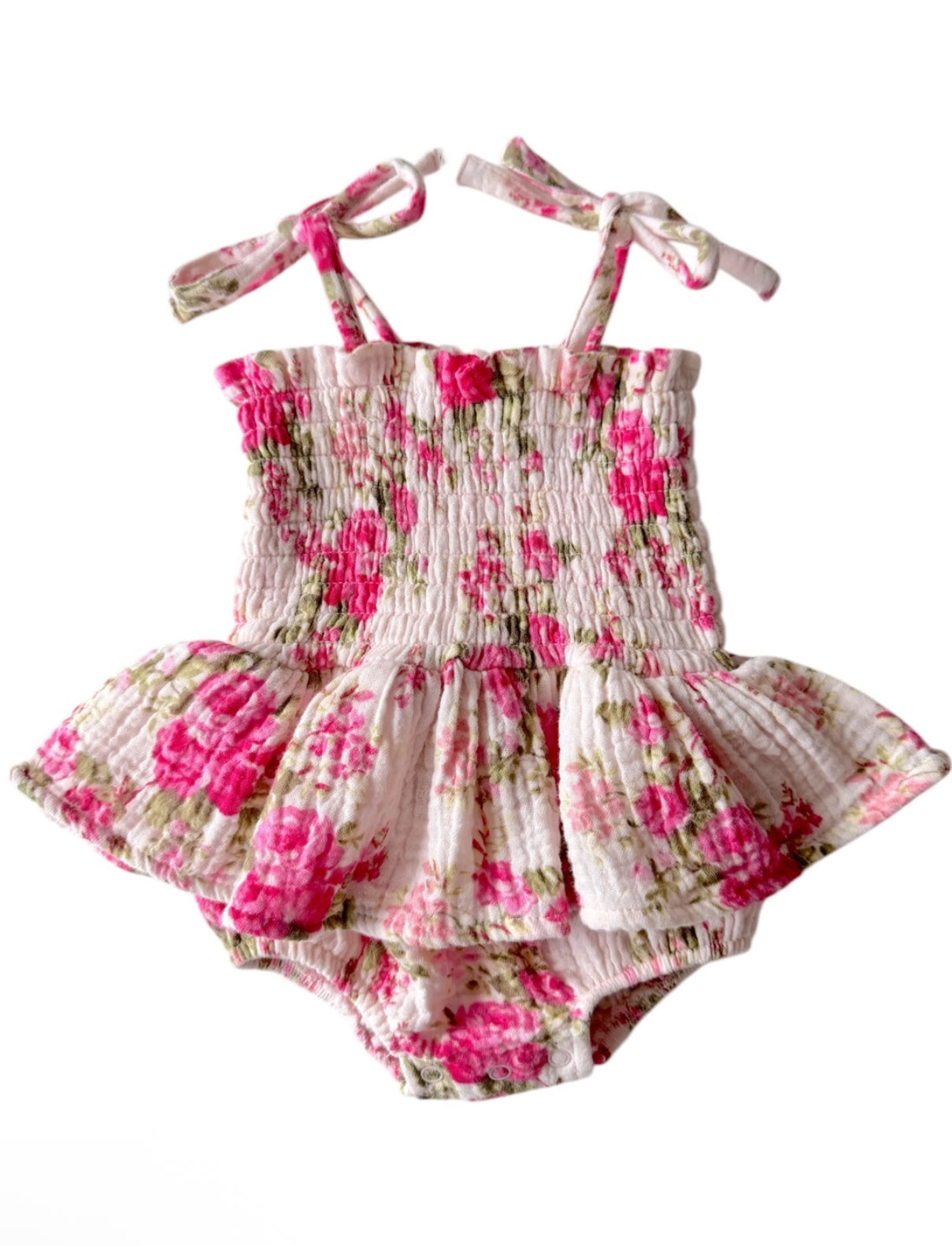 Country Daydream Muslin Smocked Bubble