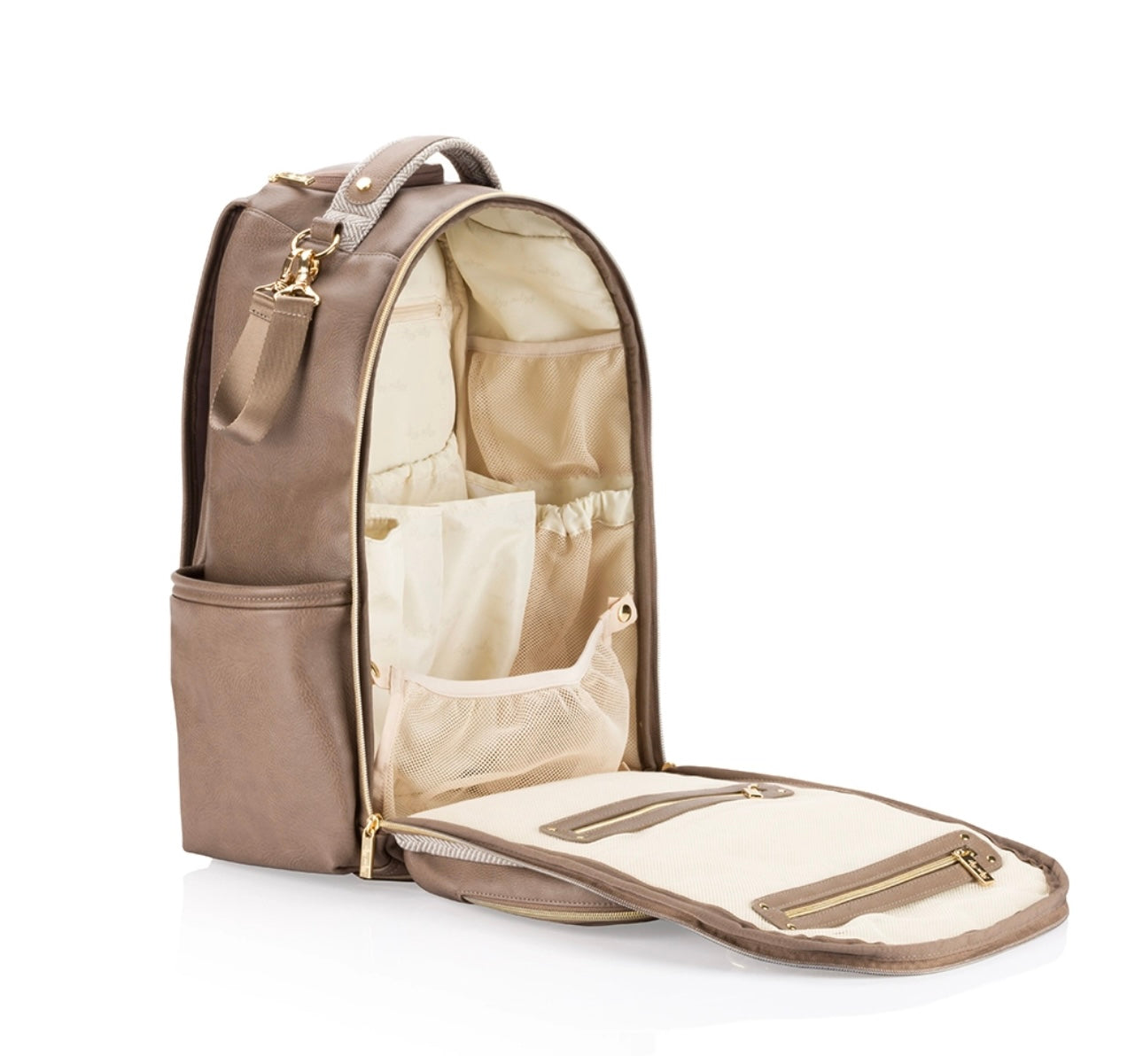 Itzy Ritzy Vanilla Latte Boss Plus Backpack