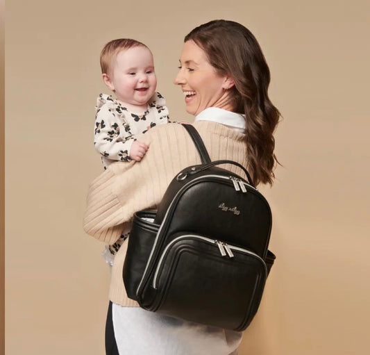 Itzy Ritzy Diaper Bag Backpack | Black
