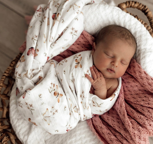 Butterfly Organic Muslin Wrap