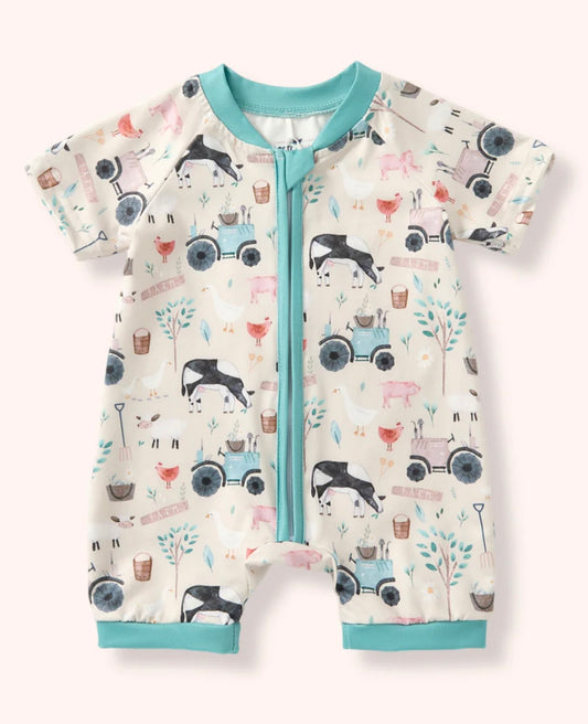 Friendly Farmyard - Boy Romper