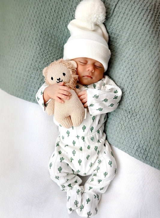 Cactus/Organic Pointelle Newborn Set