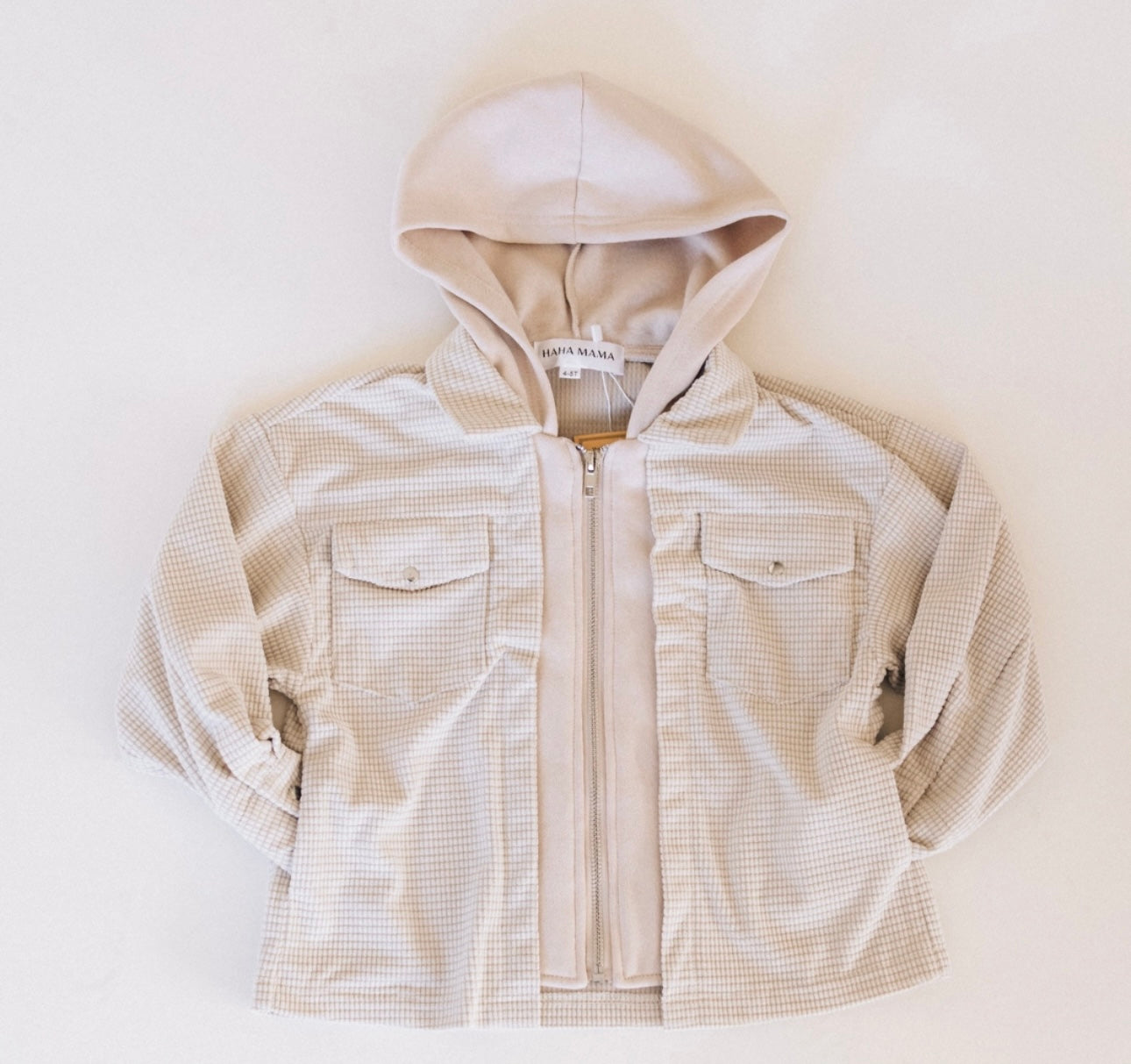 Textured Khaki Jacket