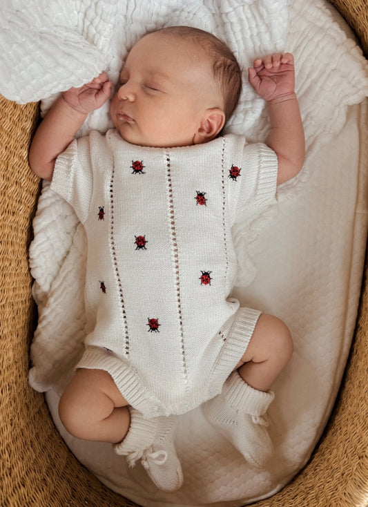 Ladybug Organic Romper