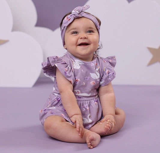 Swan Lake Short Sleeve Organic Dress