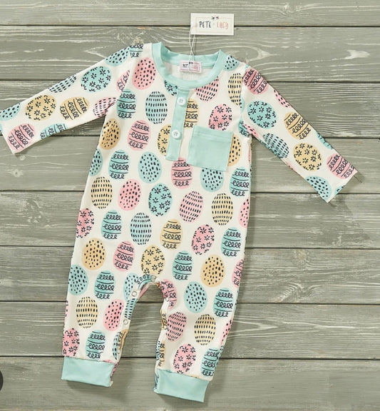Bunnies in Bloom Boys Romper