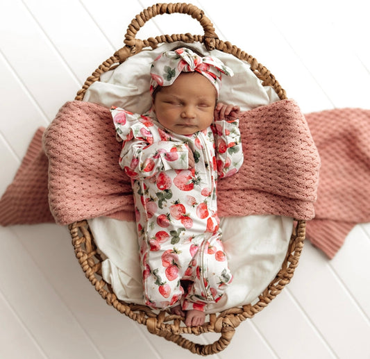 Strawberry Organic Snugglesuit