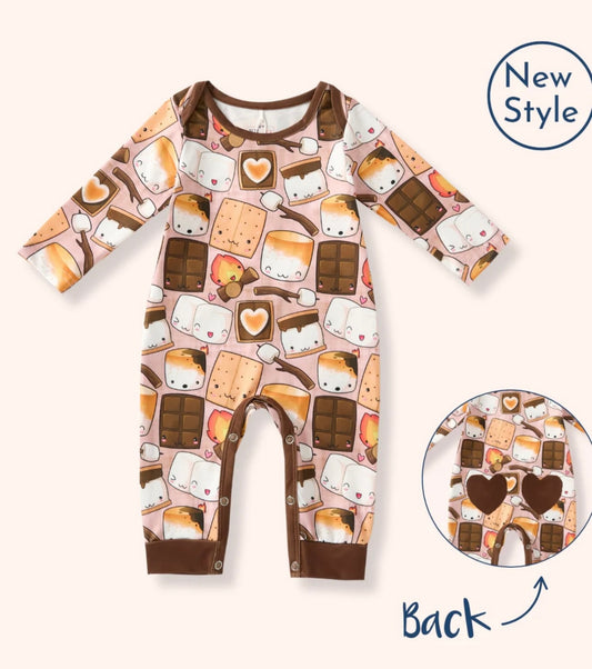S'Mores Galore Girl Romper