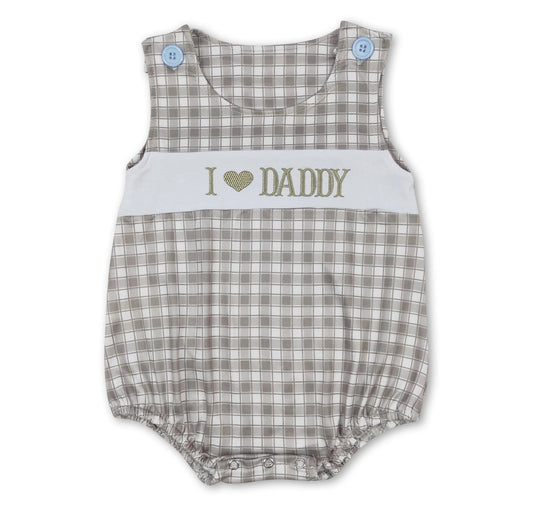 I Heart Daddy Baby Onesie