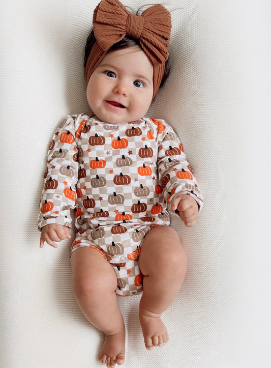 Pumpkin Long Sleeve Bodysuit