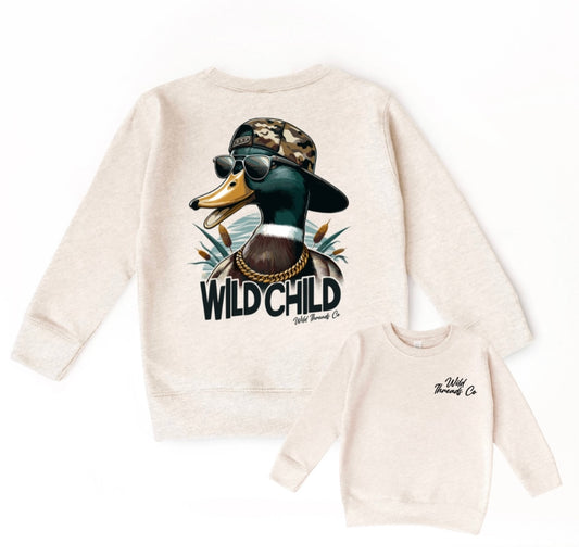 Wild Child Duck Sweatshirt