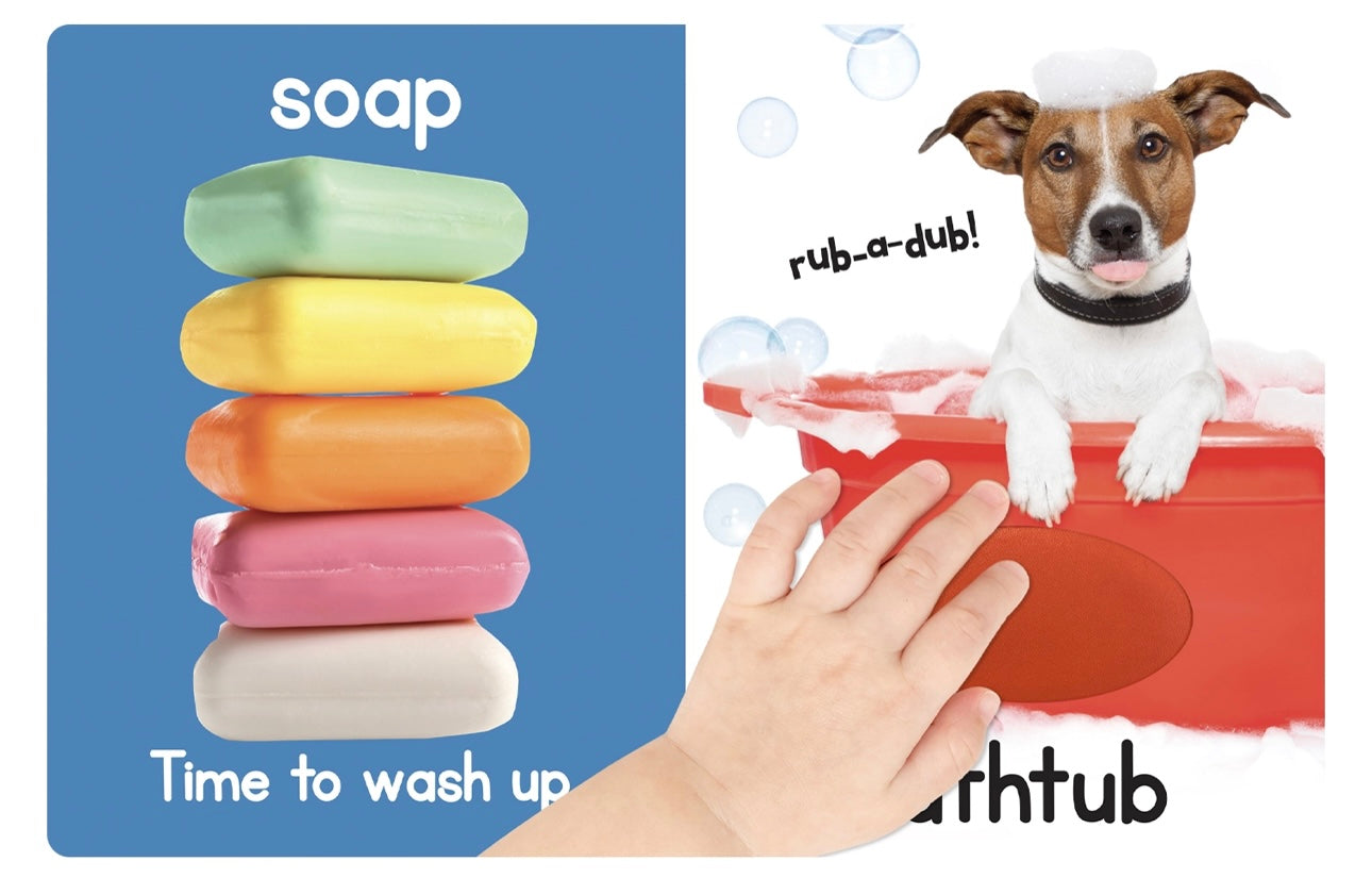 Splish! Splash! Bath Time Touch & Feel Sensory Book