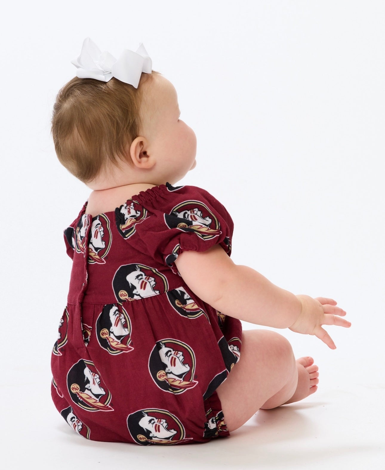 The FSU Seminoles Puff Sleeve Onesie